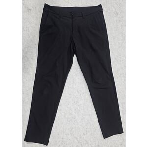 Lululemon ABC Slim-Fit Trouser Pants, Black, Warpstreme, Mens Sz 34